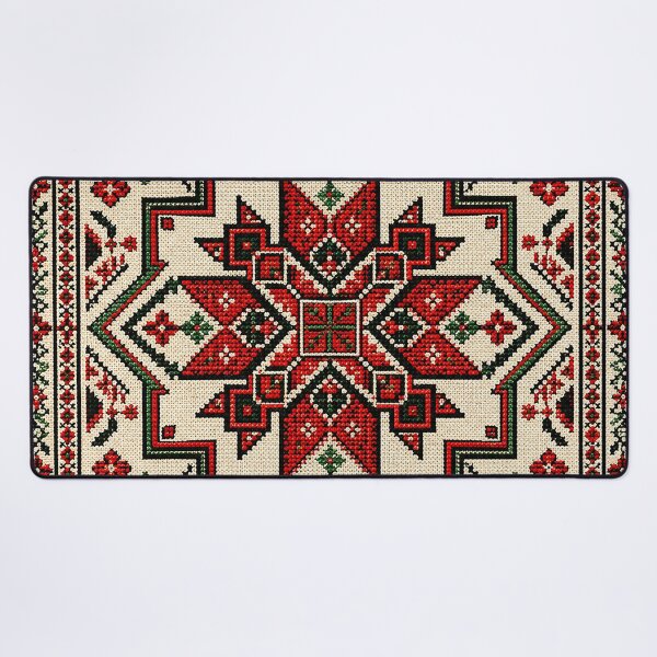 Item preview, Traditional Palestinian Tatreez | Floral Geometric Cross Stitch Pattern designed and sold by BrainCurves.
