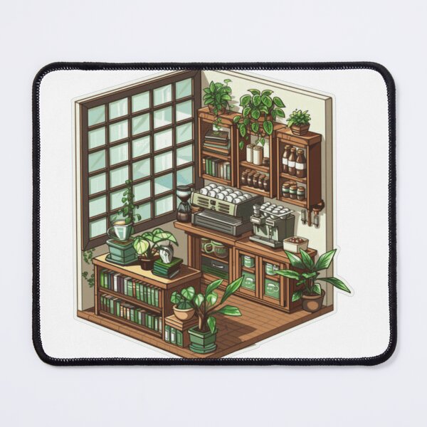 Item preview, Cozy coffee shop graphic designed and sold by EvaArtRosario.