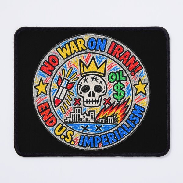 Item preview, No War on Iran! End U.S. Imperialism (Crayon Version) designed and sold by DIRTYDUNNZ.