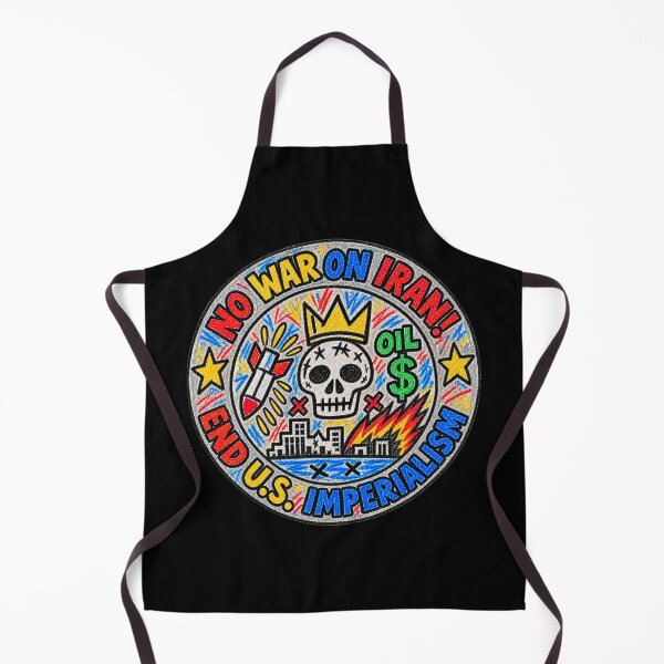 Item preview, No War on Iran! End U.S. Imperialism (Crayon Version) designed and sold by DIRTYDUNNZ.