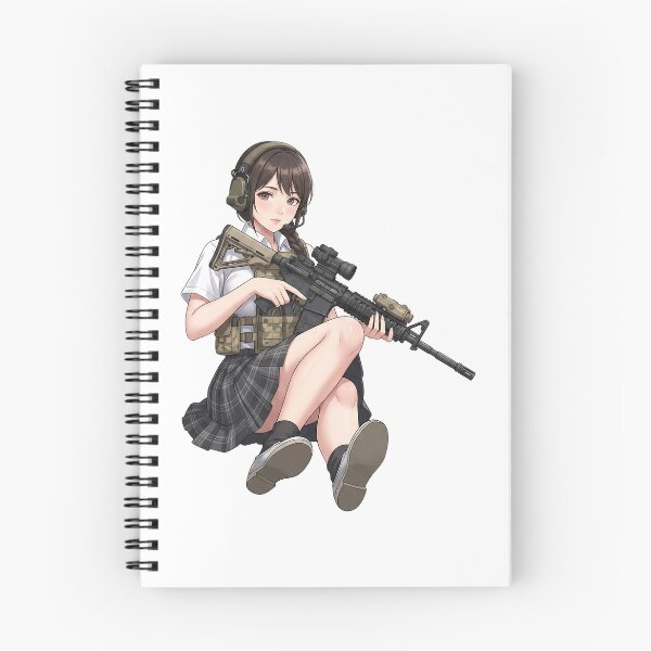 Item preview, Tactical School Girl - Anime Special Ops designed and sold by RAWLIFEGRAPHIC.