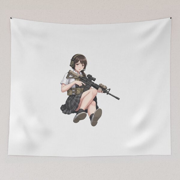 Item preview, Tactical School Girl - Anime Special Ops designed and sold by RAWLIFEGRAPHIC.
