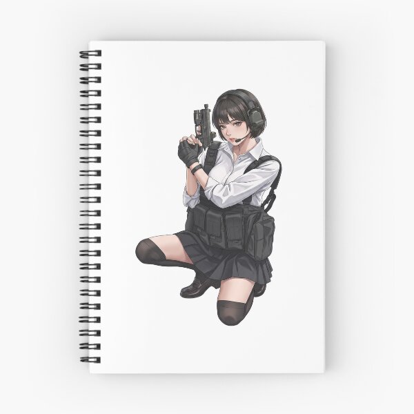 Item preview, Tactical School Girl - Anime Special Ops designed and sold by RAWLIFEGRAPHIC.