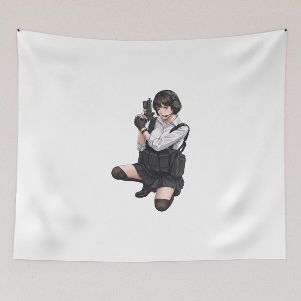 Item preview, Tactical School Girl - Anime Special Ops designed and sold by RAWLIFEGRAPHIC.