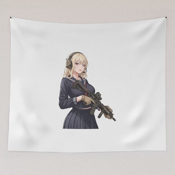 Item preview, Tactical School Girl - Anime Special Ops designed and sold by RAWLIFEGRAPHIC.