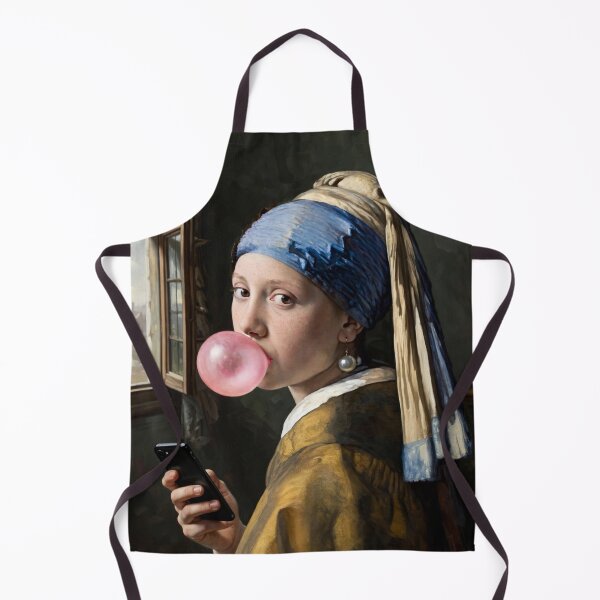 Item preview, Pearl and Bubblegum - Girl with Smartphone designed and sold by Surviving Monday Club.