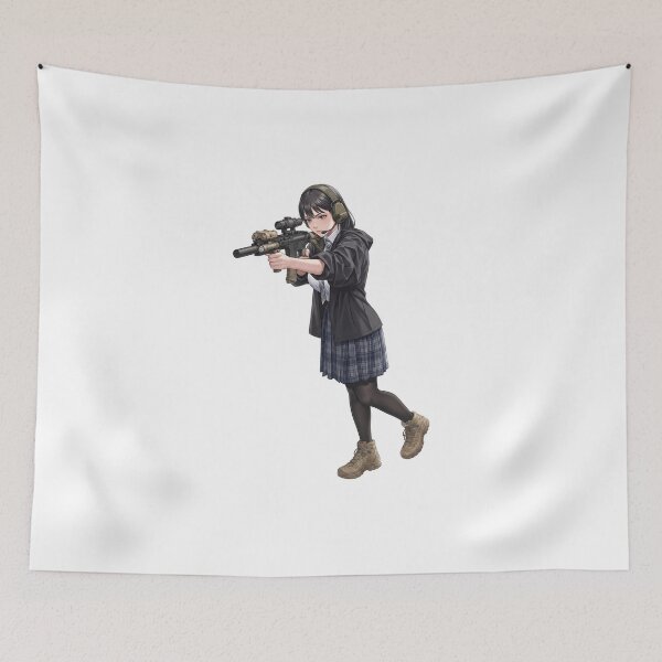 Item preview, Tactical School Girl - Anime Special Ops designed and sold by RAWLIFEGRAPHIC.