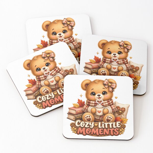 Item preview, Cozy Little Moments Cute Bear – Warm Autumn Book Lover Aesthetic designed and sold by HO•Designs.