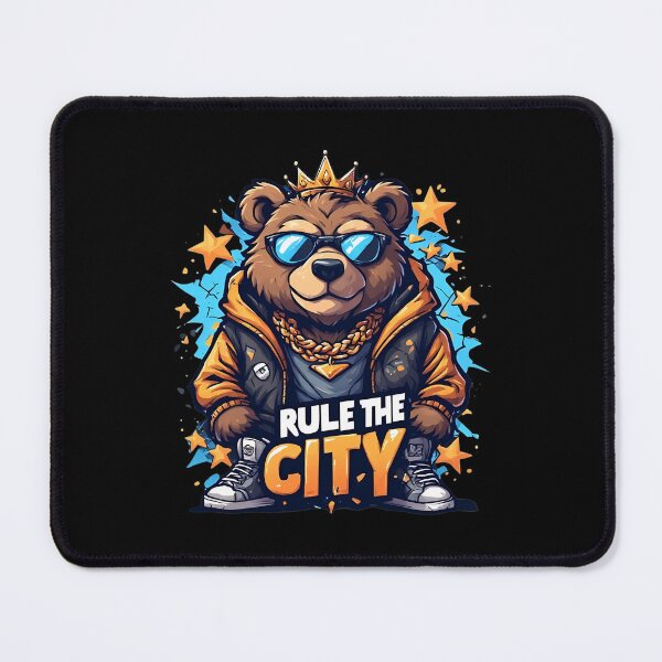 Item preview, Rule The City Cool Bear Streetwear designed and sold by Radhestore.
