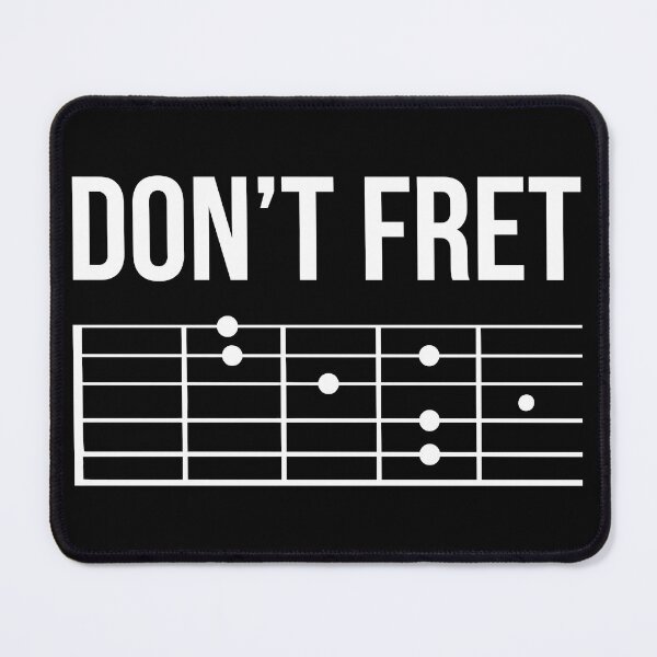 Item preview, Don't Fret Guitar Player Musician Funny Music Lover designed and sold by Doodleoub.