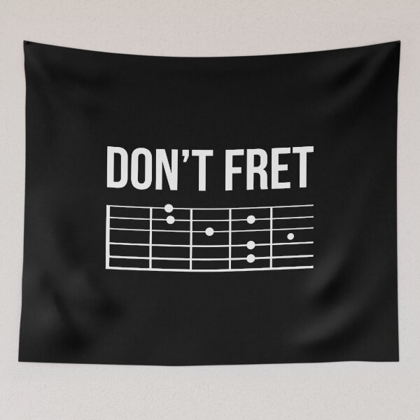 Item preview, Don't Fret Guitar Player Musician Funny Music Lover designed and sold by Doodleoub.