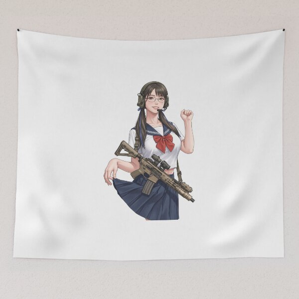 Item preview, Tactical School Girl - Anime Special Ops designed and sold by RAWLIFEGRAPHIC.