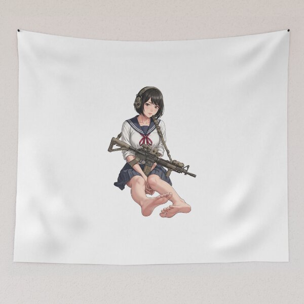Item preview, Tactical School Girl - Anime Special Ops designed and sold by RAWLIFEGRAPHIC.