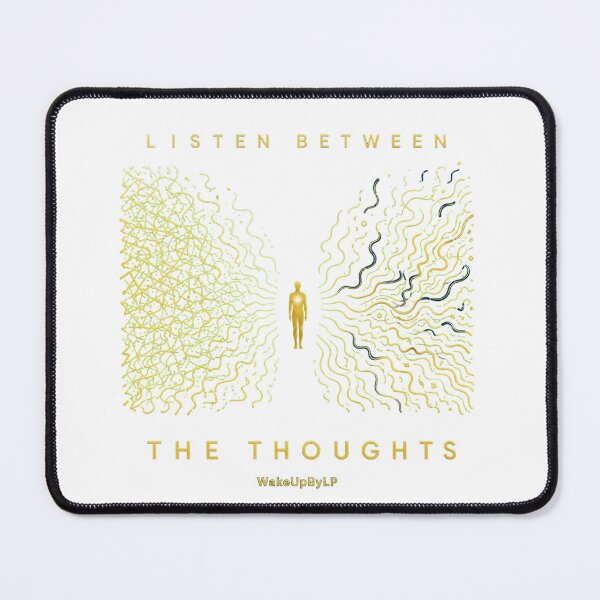 Item preview, Listen Between the Thoughts – Mindfulness Line Art designed and sold by WakeUpByLP.