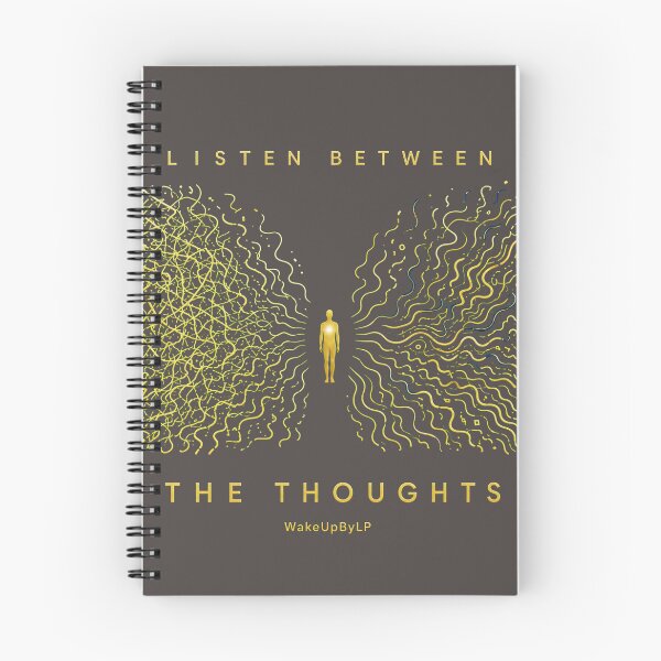 Item preview, Listen Between the Thoughts – Mindfulness Line Art designed and sold by WakeUpByLP.