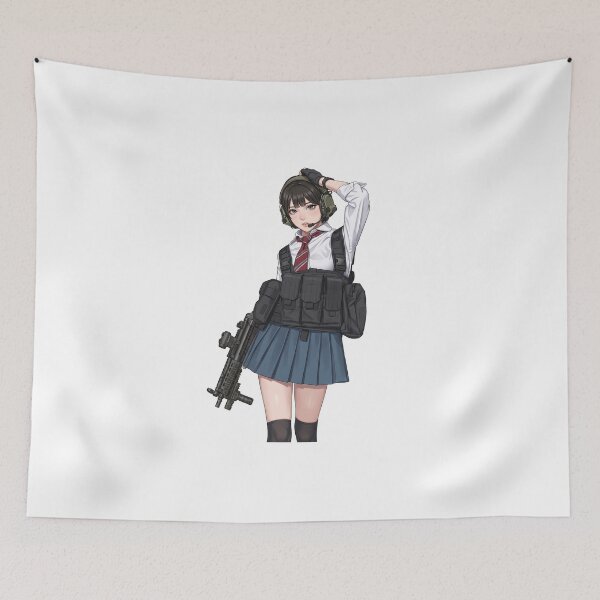 Item preview, Tactical School Girl - Anime Special Ops designed and sold by RAWLIFEGRAPHIC.