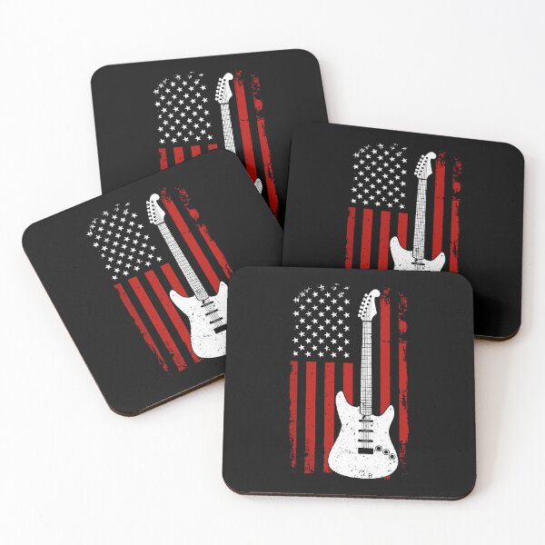 Item preview, American Flag Electric Guitar Patriotic Musician designed and sold by Doodleoub.