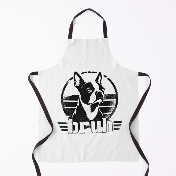 Item preview, Boston Terrier Dog Bruh Funny Sarcastic Pet Lover designed and sold by shill-shop.