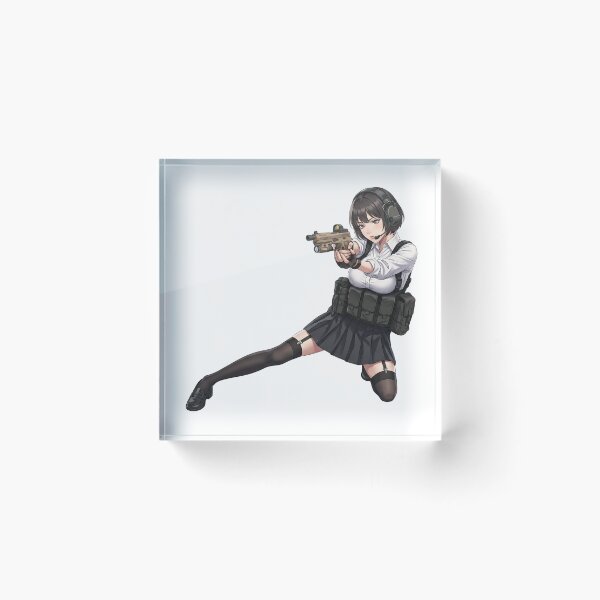 Item preview, Tactical School Girl - Anime Special Ops designed and sold by RAWLIFEGRAPHIC.