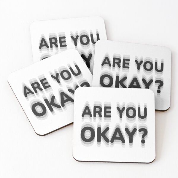 Item preview, Are You Okay Optical Illusion Hard To Focus Trippy Typography designed and sold by VectorForge Studio.