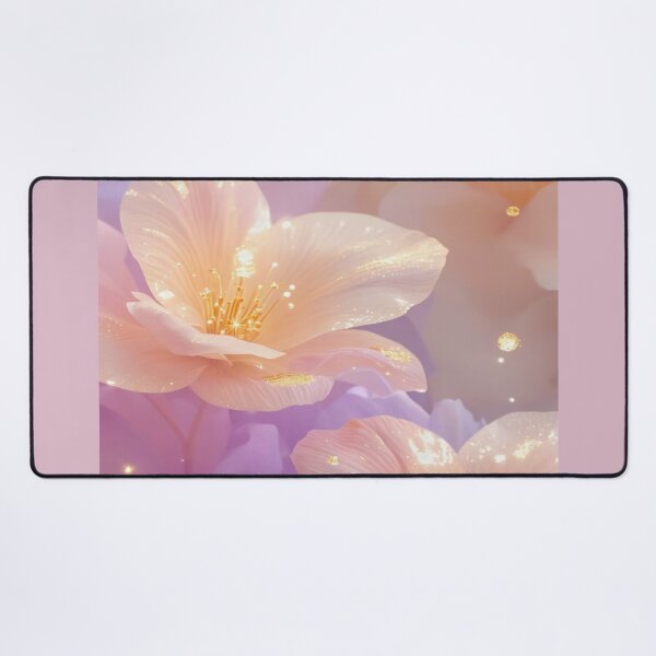 Item preview, Ethereal Pastel Blossoms in Golden Light designed and sold by ClarityPulse Studio.