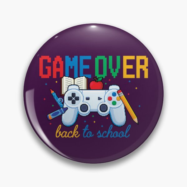 Item preview, Game Over Back to School Funny Gifts T Shirt designed and sold by MalwasBasket.