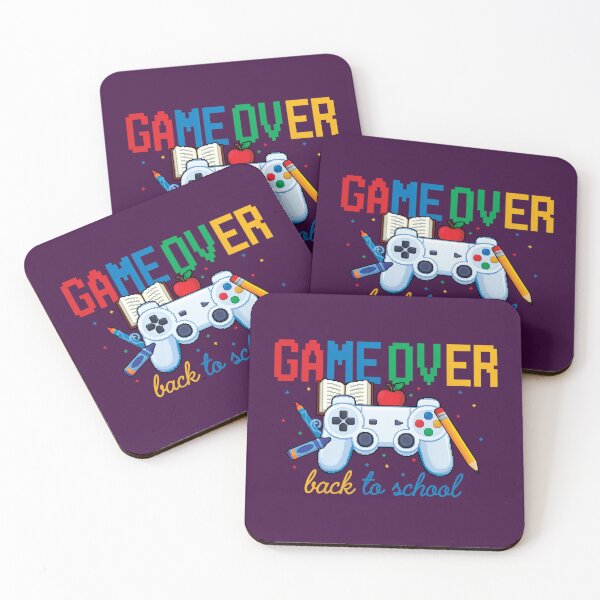 Item preview, Game Over Back to School Funny Gifts T Shirt designed and sold by MalwasBasket.