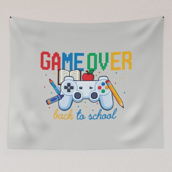 Item preview, Game Over Back to School Funny Gifts T Shirt designed and sold by MalwasBasket.
