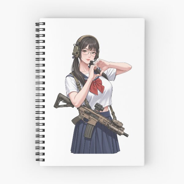 Item preview, Tactical School Girl - Anime Special Ops designed and sold by RAWLIFEGRAPHIC.
