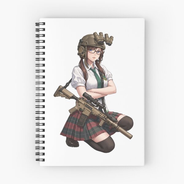 Item preview, Tactical School Girl - Anime Special Ops designed and sold by RAWLIFEGRAPHIC.