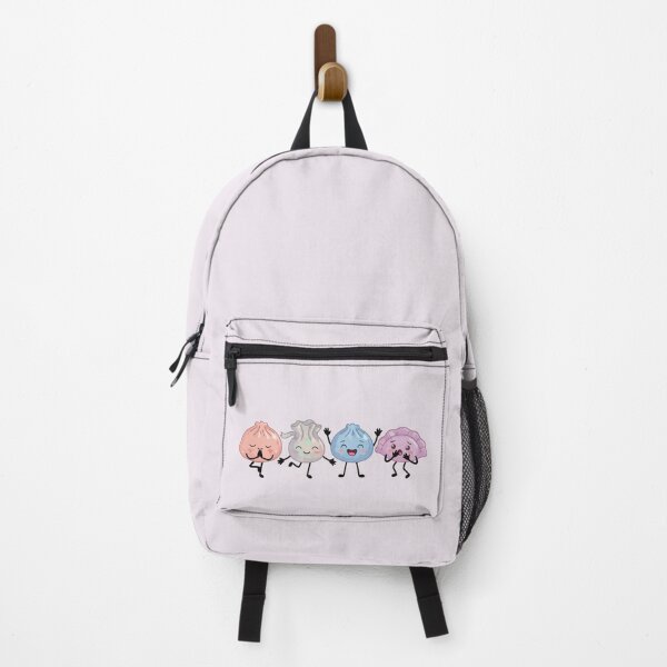 Item preview, Four Pastel Kawaii Bao Buns – Cute Asian Food Characters designed and sold by EmeraldeaArt.