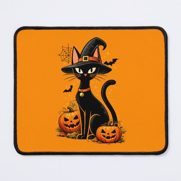 Item preview, Spooky Halloween Witch Hat Black Cat Pumpkins Cat Lover Fall Autumn Gift  designed and sold by Artycom.