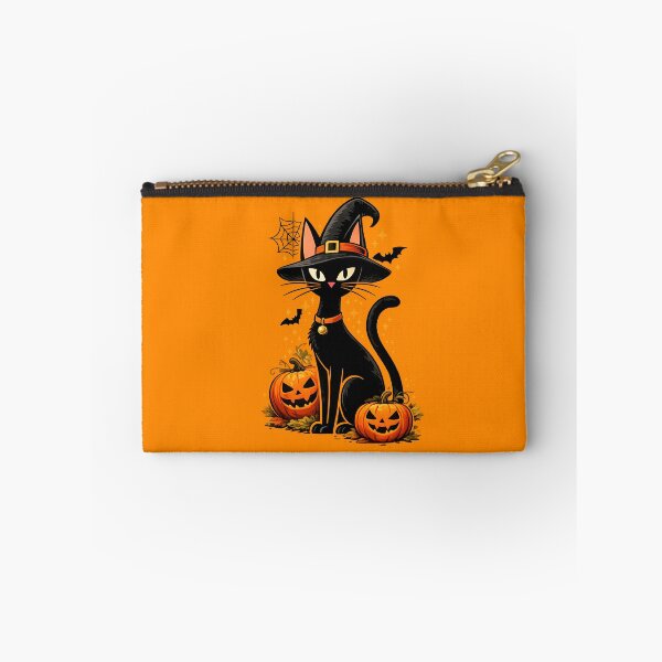 Item preview, Spooky Halloween Witch Hat Black Cat Pumpkins Cat Lover Fall Autumn Gift  designed and sold by Artycom.