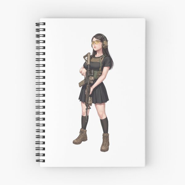 Item preview, Tactical School Girl - Anime Special Ops designed and sold by RAWLIFEGRAPHIC.