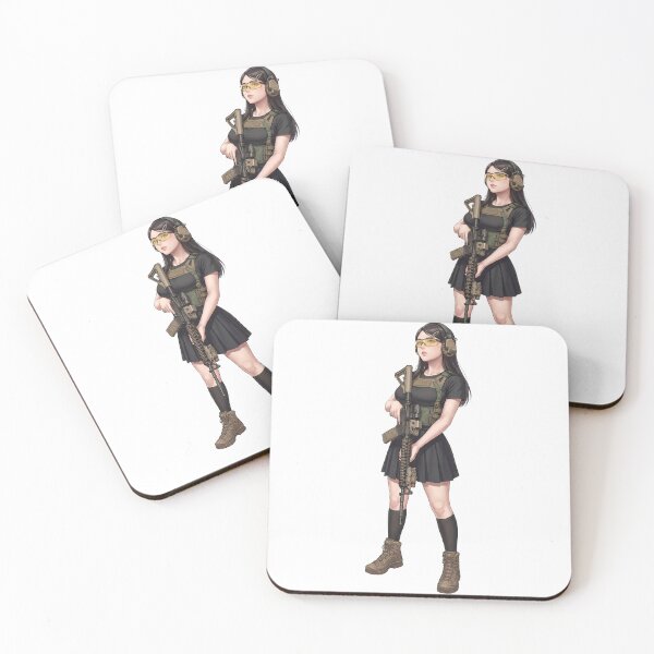 Item preview, Tactical School Girl - Anime Special Ops designed and sold by RAWLIFEGRAPHIC.