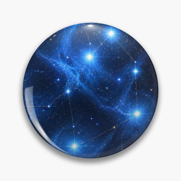 Item preview, Celestial Pleiades Constellation | Elegant Cosmic Night Sky Art designed and sold by Alcyone-Blue.