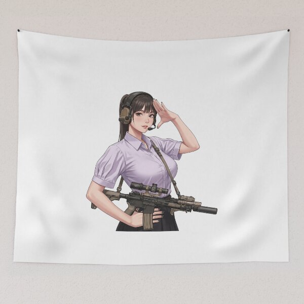 Item preview, Tactical School Girl - Anime Special Ops designed and sold by RAWLIFEGRAPHIC.