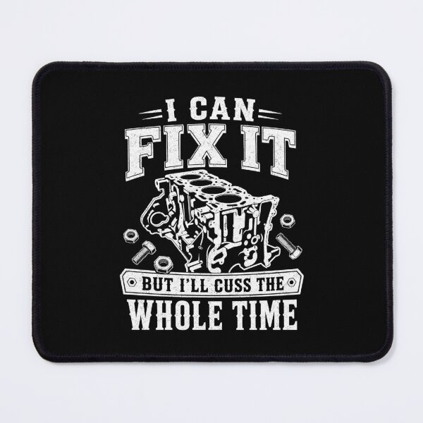Item preview, I Can Fix It Engine Funny Car Auto Mechanic Garage designed and sold by KarimSoCute.