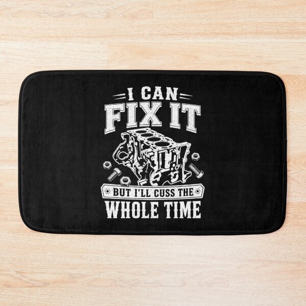 Item preview, I Can Fix It Engine Funny Car Auto Mechanic Garage designed and sold by KarimSoCute.
