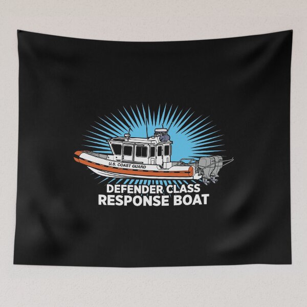 Item preview, Defender Class Response Boat Pop-Art Illustration | Coast Guard Maritime Patrol Design designed and sold by Coasties.