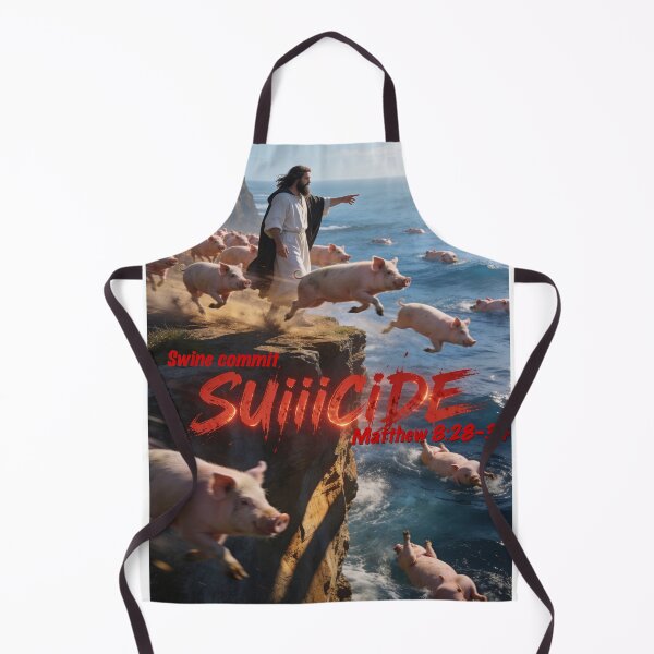 Item preview, Swine Diving Herd Print designed and sold by Lichentroupe63.