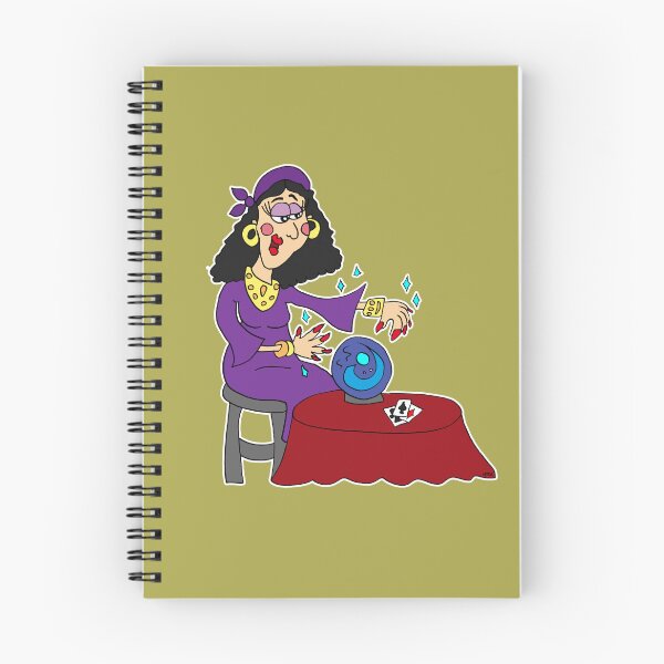 Item preview, Fortune Teller Punk Cartoon | Funny Tarot Rock Meme Sticker designed and sold by MyxaART.