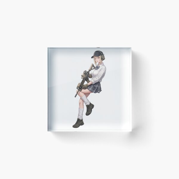 Item preview, Tactical School Girl - Anime Special Ops designed and sold by RAWLIFEGRAPHIC.