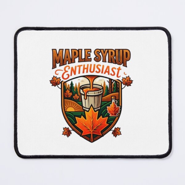 Item preview, Maple Syrup Enthusiast — Canadian Maple Badge T-Shirt | Autumn Nature Graphic Tee designed and sold by Canadian Spirit.