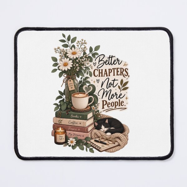 Item preview, Books Coffee & Peace – Cozy Botanical Dark Academia Aesthetic designed and sold by MUSA'S.