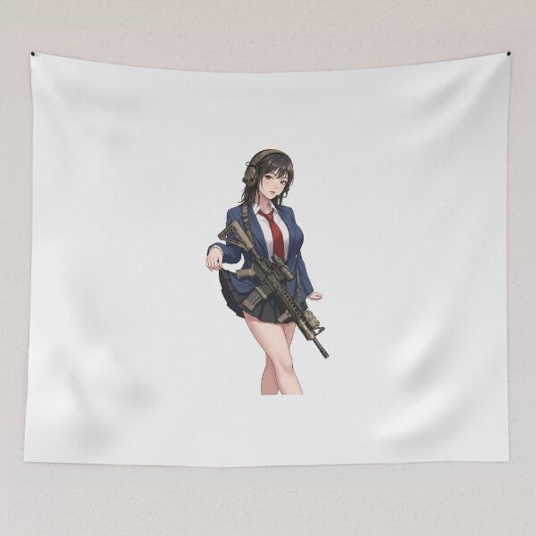 Item preview, Tactical School Girl - Anime Special Ops designed and sold by RAWLIFEGRAPHIC.