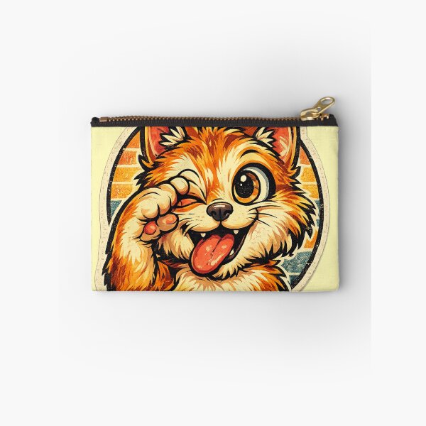 Item preview, Teasing Cat Retro Style designed and sold by DesignPrePress.