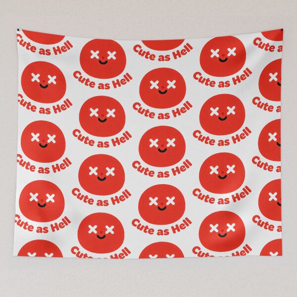 Item preview, Cute as Hell designed and sold by Jen-stuffs.