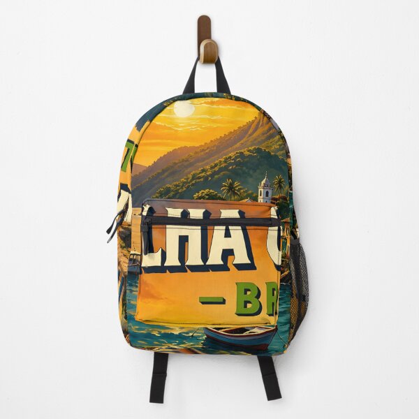 Item preview, Ilha Grande, Brazil: Vintage-Style Painterly Travel Poster designed and sold by LSVart.