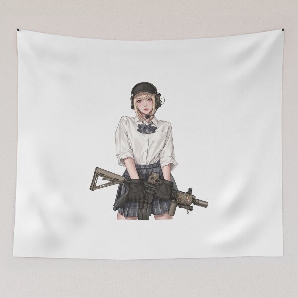 Item preview, Tactical School Girl - Anime Special Ops designed and sold by RAWLIFEGRAPHIC.